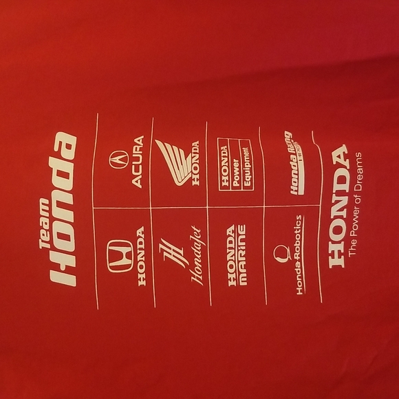 New Team Honda Offical T-shirt Acura Racing HPD Power Equipmemt - Picture 3 of 4